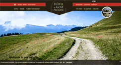 Desktop Screenshot of hotel-du-golf-vercors.fr